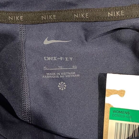 Nike Woman Blue Dry Fit High Low Mid-rift - Picture 4 of 12